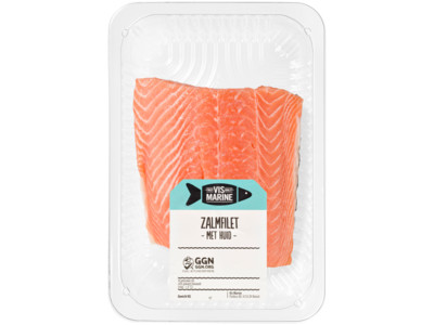 Zalmfilet met huid product foto