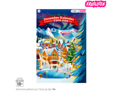 December Kalender 10 euro product foto