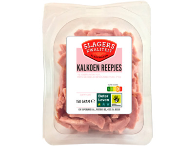 Kalkoenreepjes product foto