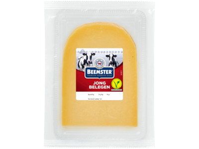 Jong belegen kaasplakken product foto