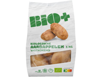 Bio aardappelen vastkokend product foto
