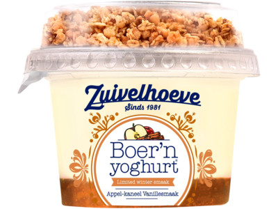 Boer'n yoghurt appel kaneel product foto