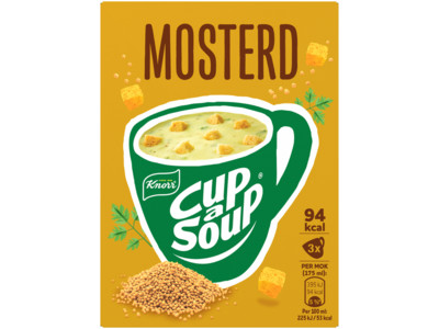 Cup a soup mosterd product foto