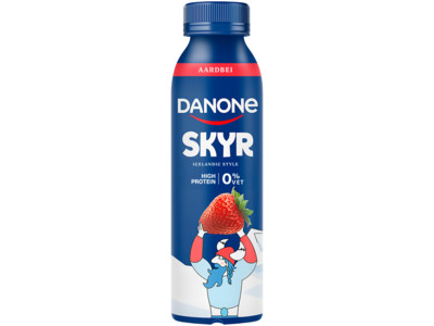 Skyr drink aardbei product foto