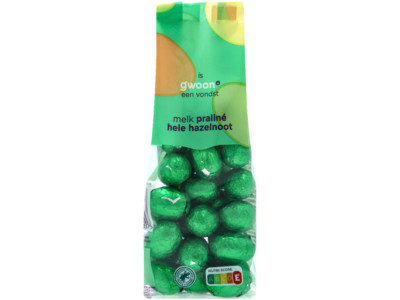 Paaseitjes melk praline noot product foto