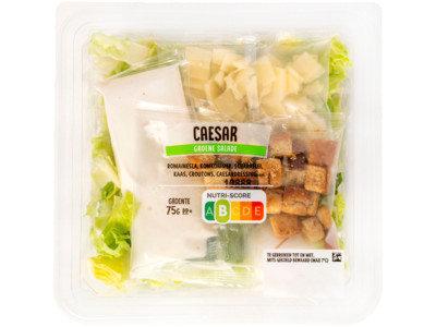 Groene salade caesar product foto