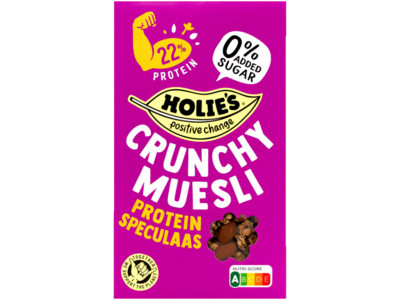 Crunchy muesli protein speculaas product foto