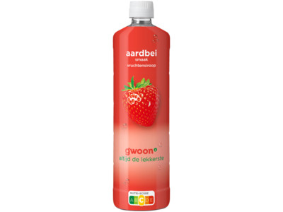 Siroop 75% aardbei product foto