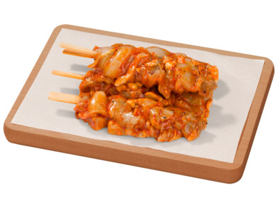 Kipdij spies piri piri product foto