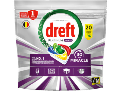 Platinum miracle vaatwastabletten citroen product foto