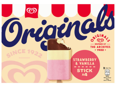 Originals aardbei sticks product foto