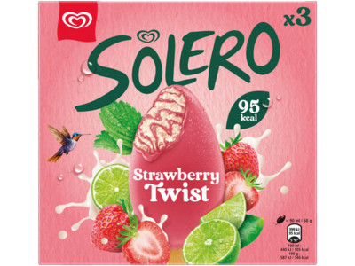 Solero aardbei product foto